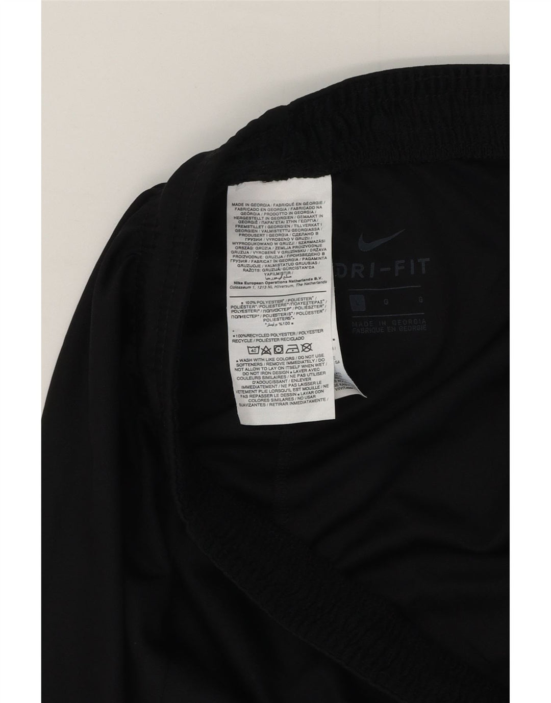 Męskie spodenki sportowe Nike Dri Fit, duże, czarne, poliestrowe
