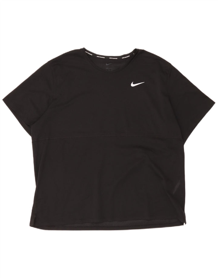 Męski T-shirt Nike Dri Fit Top 2XL Czarny Poliester