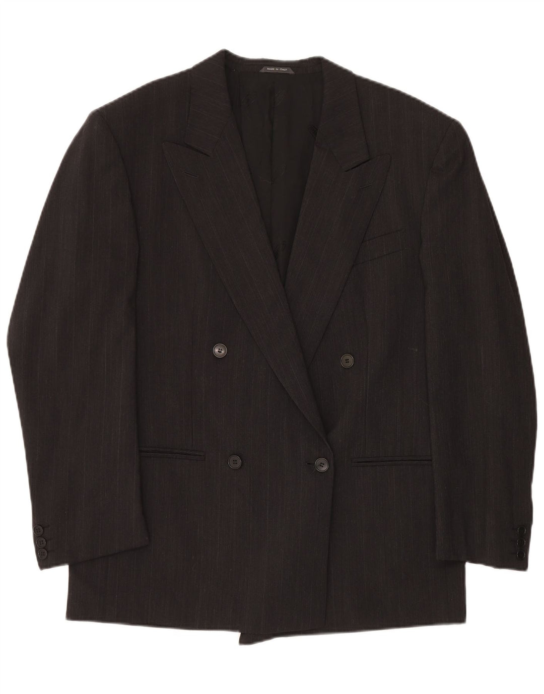 Męska marynarka MISSONI Uomo z podwójnymi piersiami IT 50, duże szare prążki