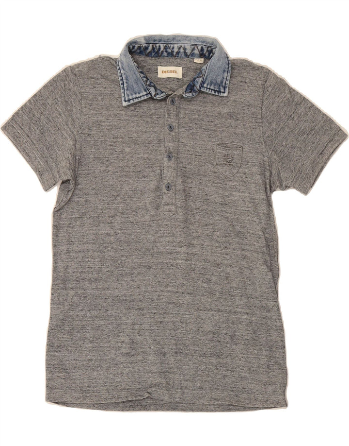 DIESEL Mens Polo Shirt XS Grey Flecked Vintage Diesel and Second-Hand Diesel from Messina Hembry 