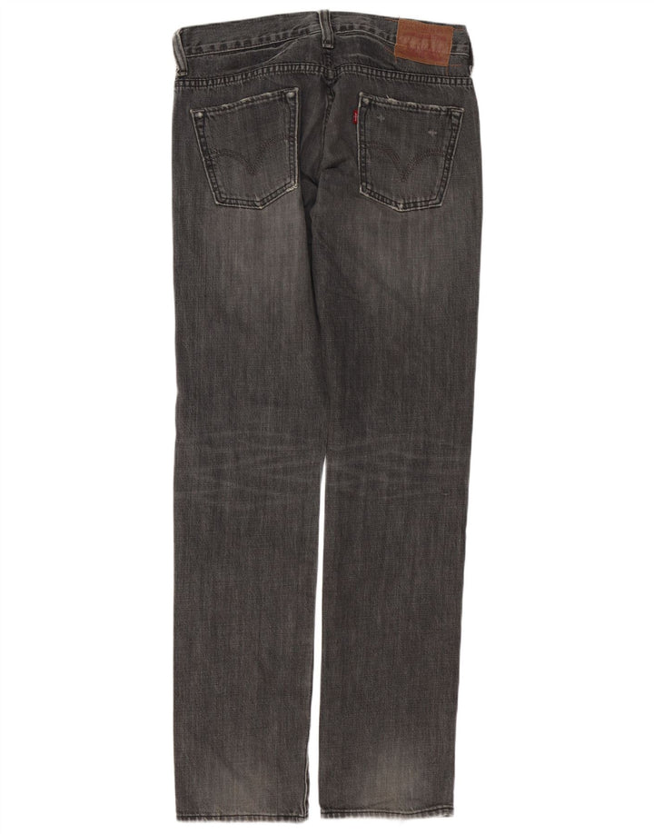 Męskie jeansy Levi's 511 Skinny W34 L34 Szara bawełna