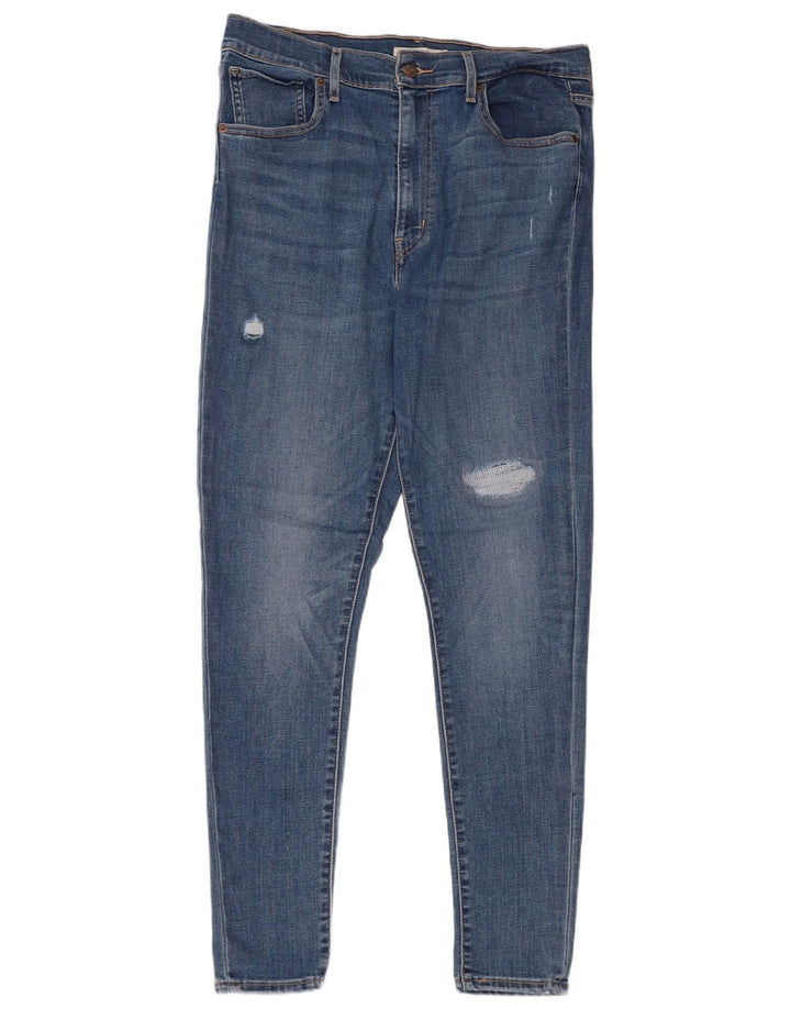 Damskie dżinsy rurki Levi's w trudnej sytuacji W32 L30 Niebieska bawełna