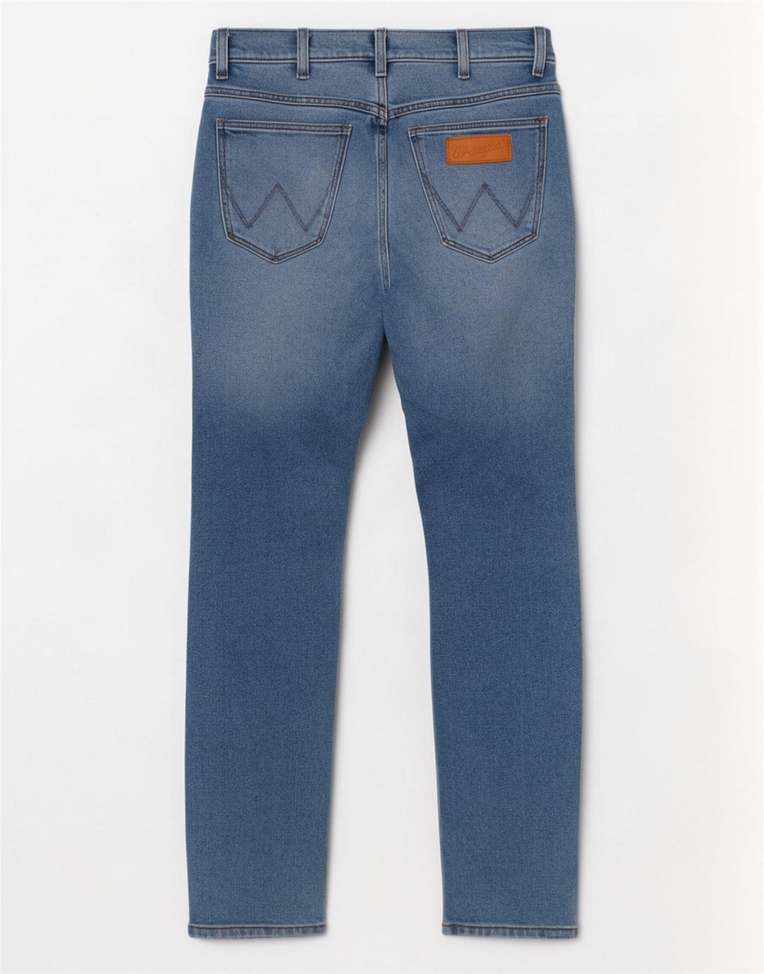 Wrangler Męskie Larston Slim Jeans W28 L32 Niebieskie bawełniane