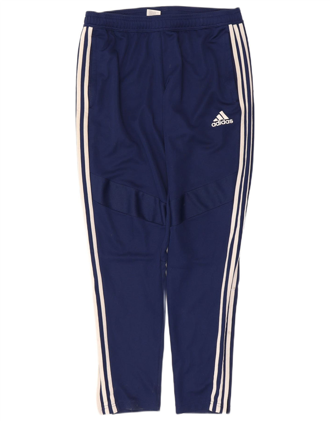 Męskie spodnie dresowe Adidas, duże, granatowe, poliestrowe