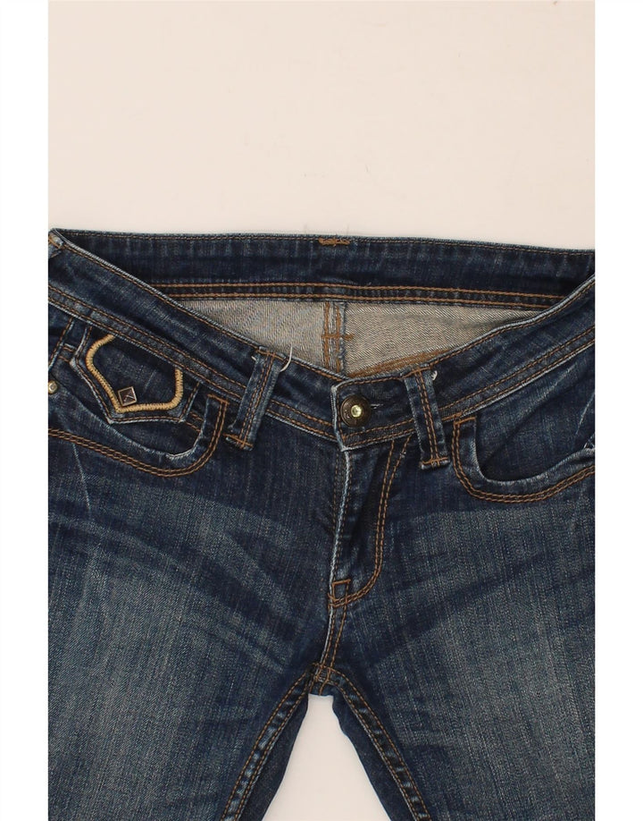Damskie jeansy Bootcut WRANGLER W30 L30 granatowe