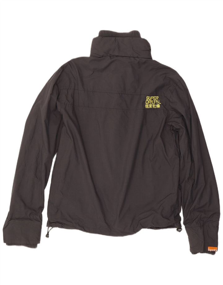 Męska kurtka przeciwdeszczowa Superdry Graphic UK 42 XL, szary nylon
