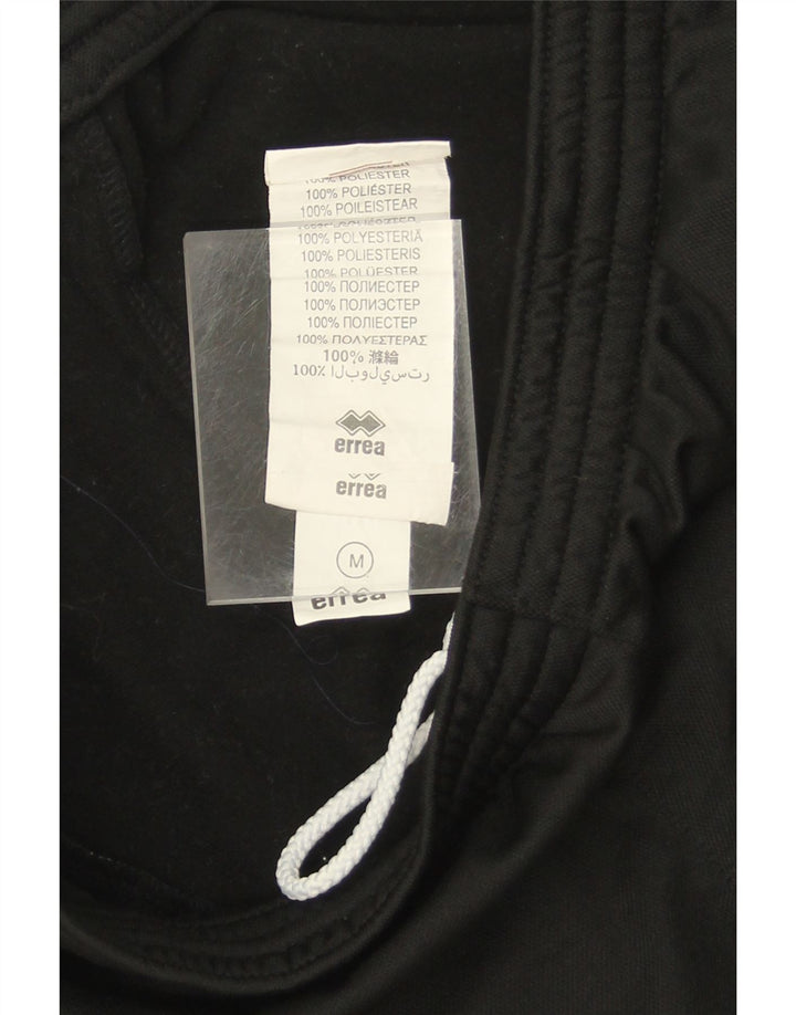 ERREA Mens Tracksuit Trousers Medium Black Polyester Vintage Errea and Second-Hand Errea from Messina Hembry 