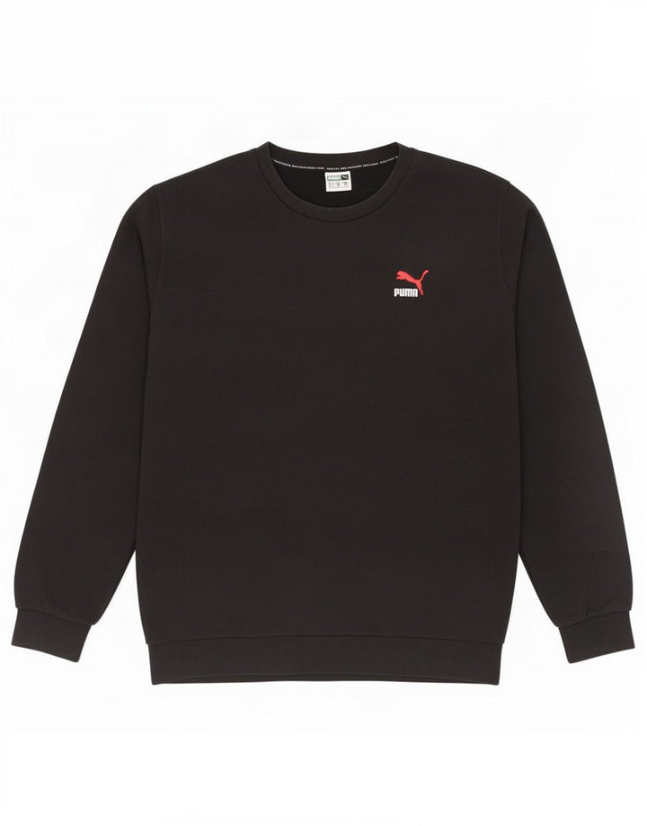 Męska bluza Puma Sweter, duża, czarna, bawełniana