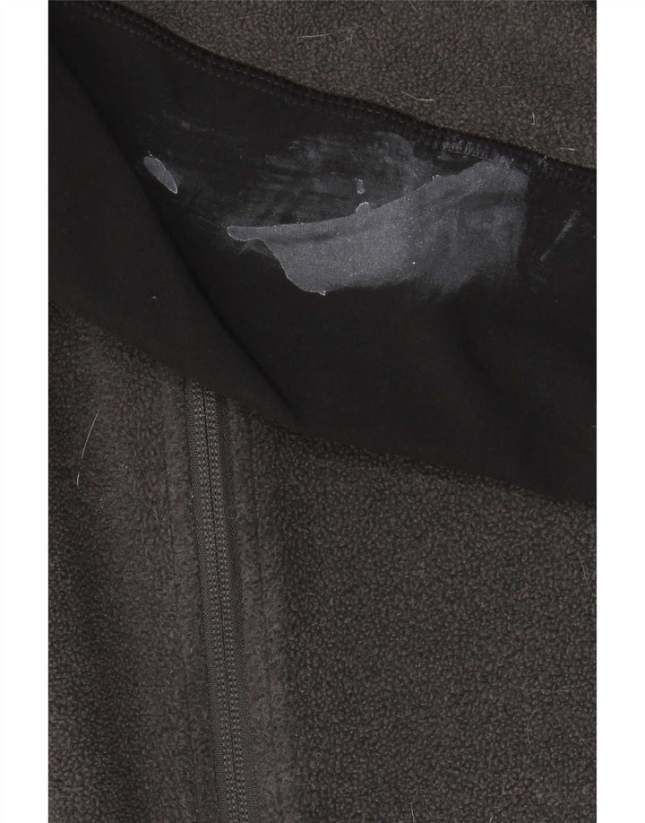 Męska kurtka polarowa The North Face UK 40, duża, szara, z blokami kolorów, z poliestru