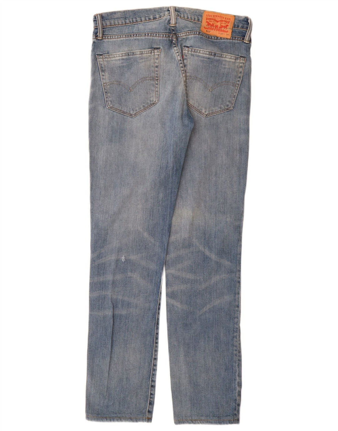 Męskie jeansy Levi's 511 Slim W32 L31 Niebieska bawełna