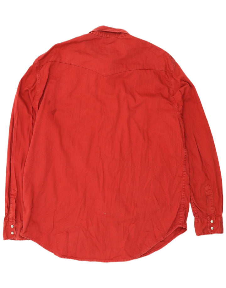 Koszula męska Levi's 2XL czerwona bawełniana