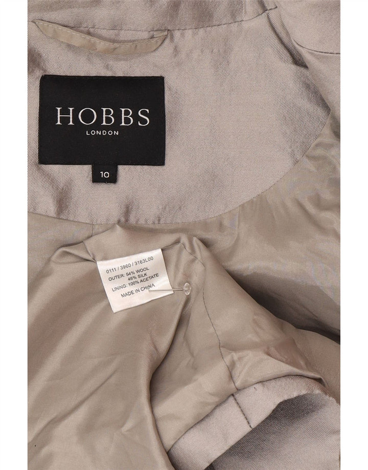 Płaszcz damski Hobbs UK 10, mały, szary, wełniany