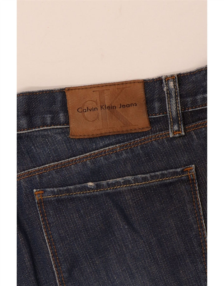 Damskie jeansy Calvin Klein Bootcut W28 L29 granatowe