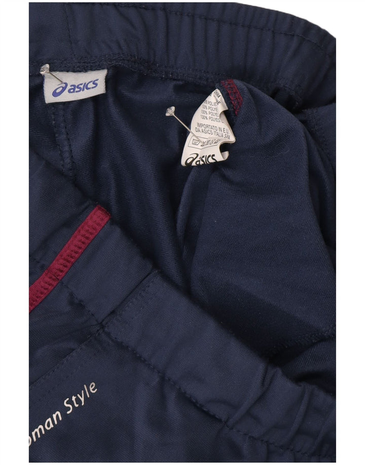 Damskie spodnie dresowe Asics Joggers UK 16, duże granatowe, poliestrowe