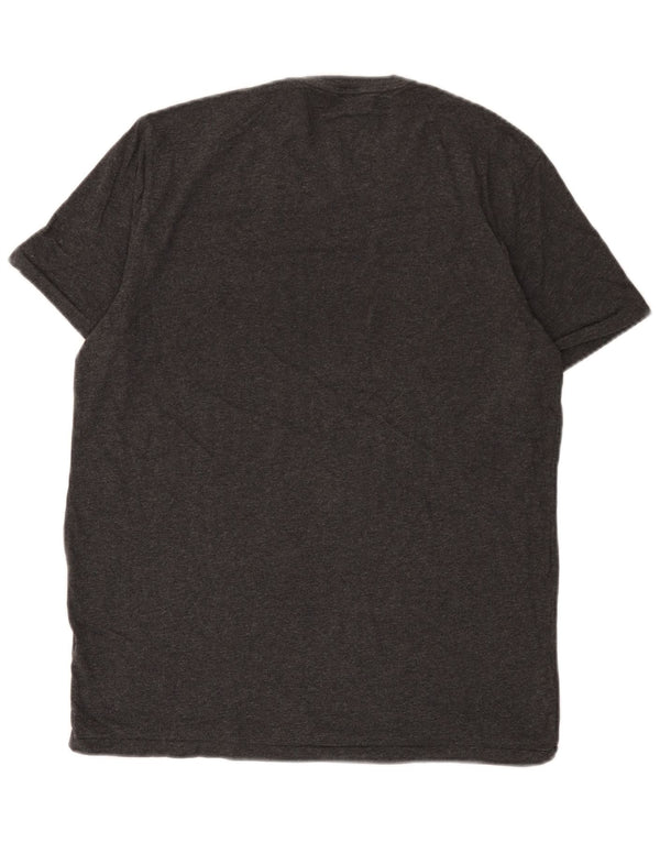 Polo Ralph Lauren Męski T-shirt o dopasowanym kroju, duży, szary, bawełniany