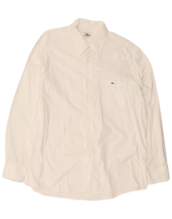 Koszula męska Lacoste o regularnym kroju, rozmiar 46, 2XL, biała bawełna