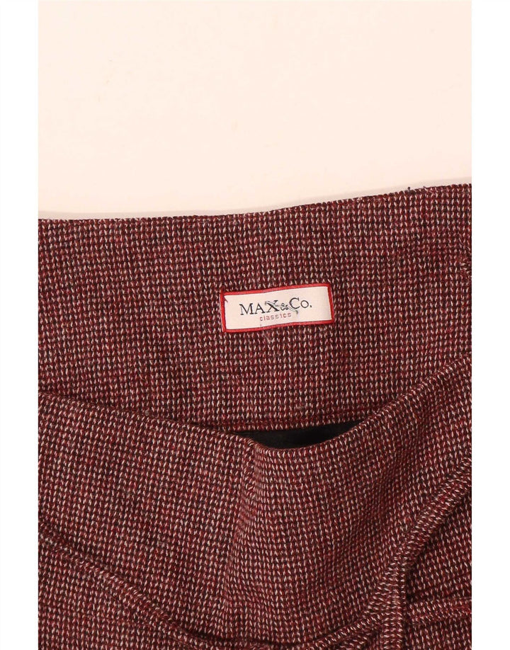 Spódnica damska Max & Co. W30 Średni Burgund