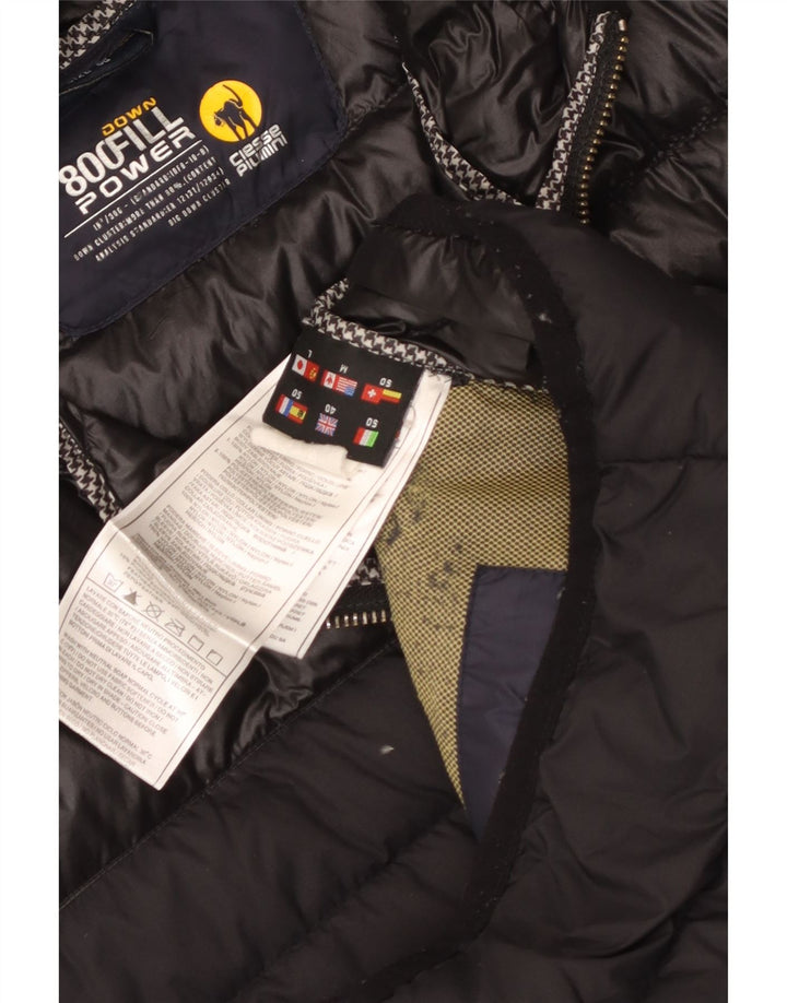 Męska ocieplana kurtka z kapturem Ciesse Piumini UK 40 Średni czarny nylon