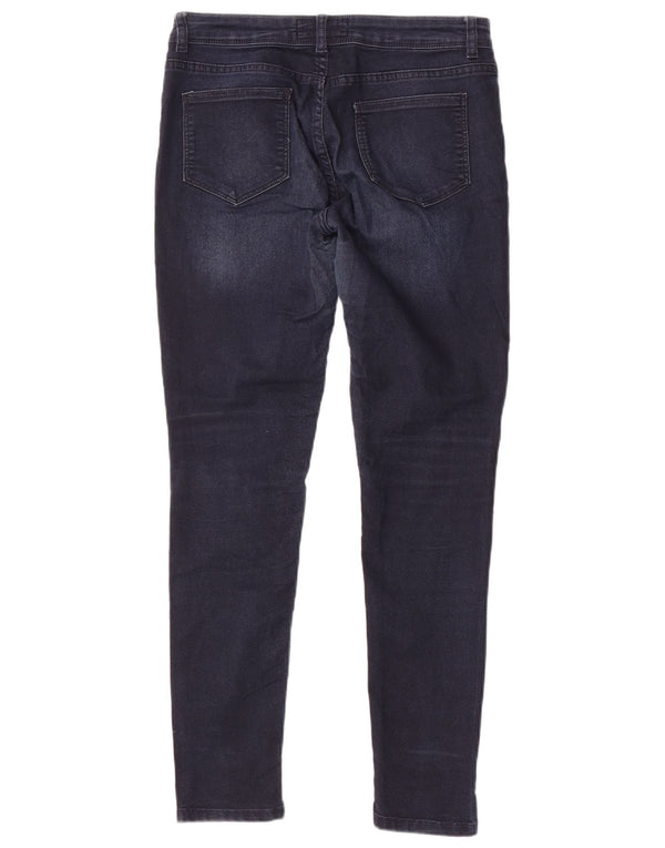 Damskie jeansy skinny Fat Face UK 10 Small W30 L29 Granatowa bawełna