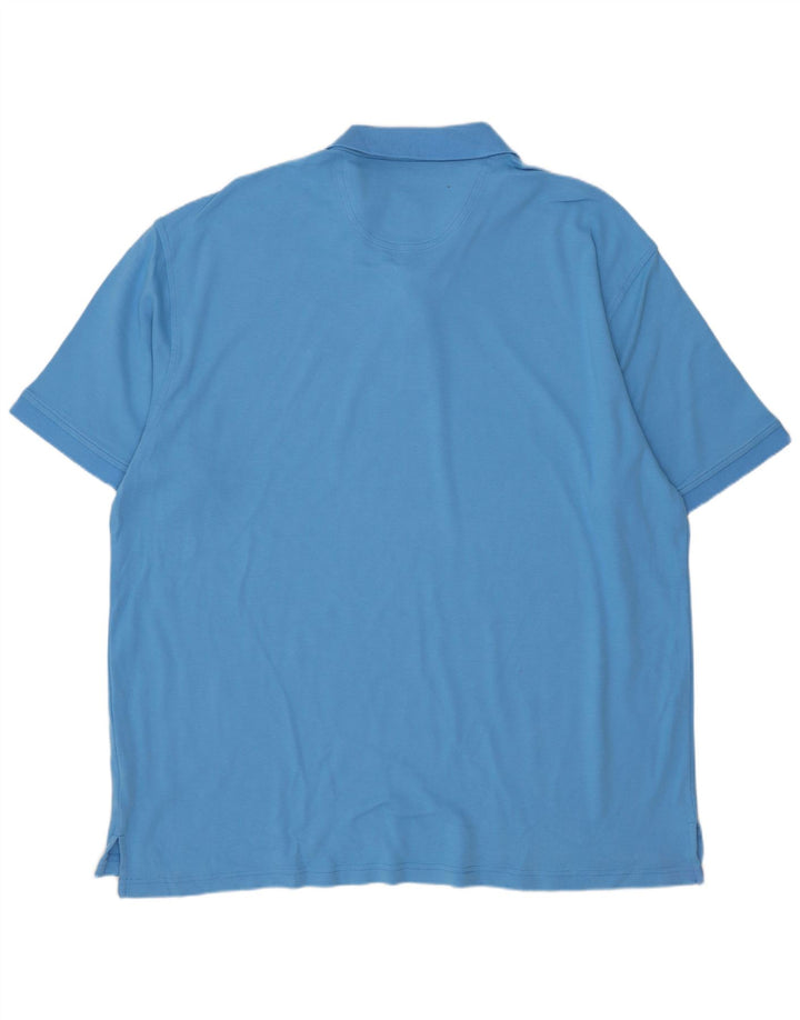 Męska koszulka polo Izod 2XL, niebieska, bawełniana