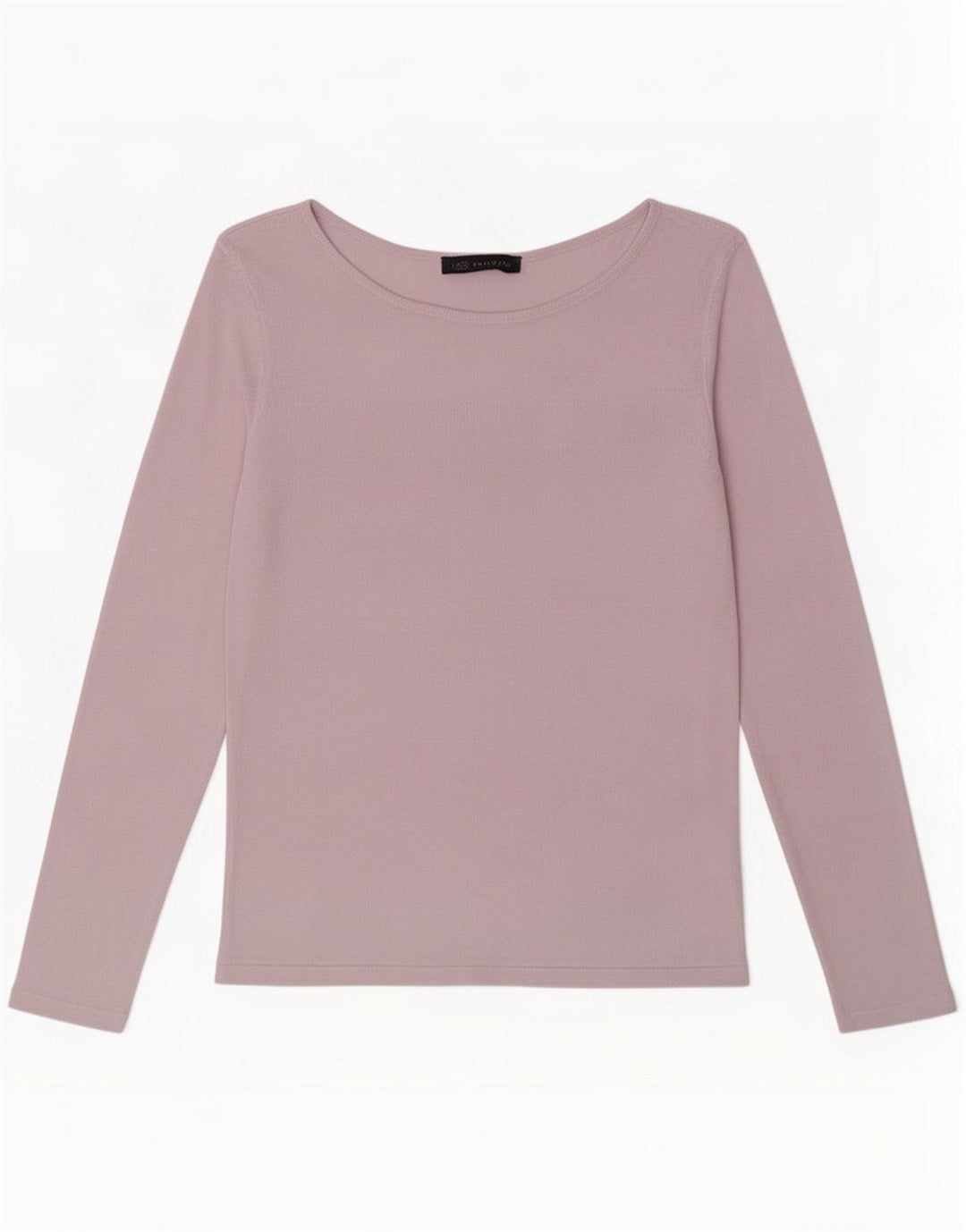 Marks & Spencer Damski top z długim rękawem UK 10 Small Pink Wiskoza