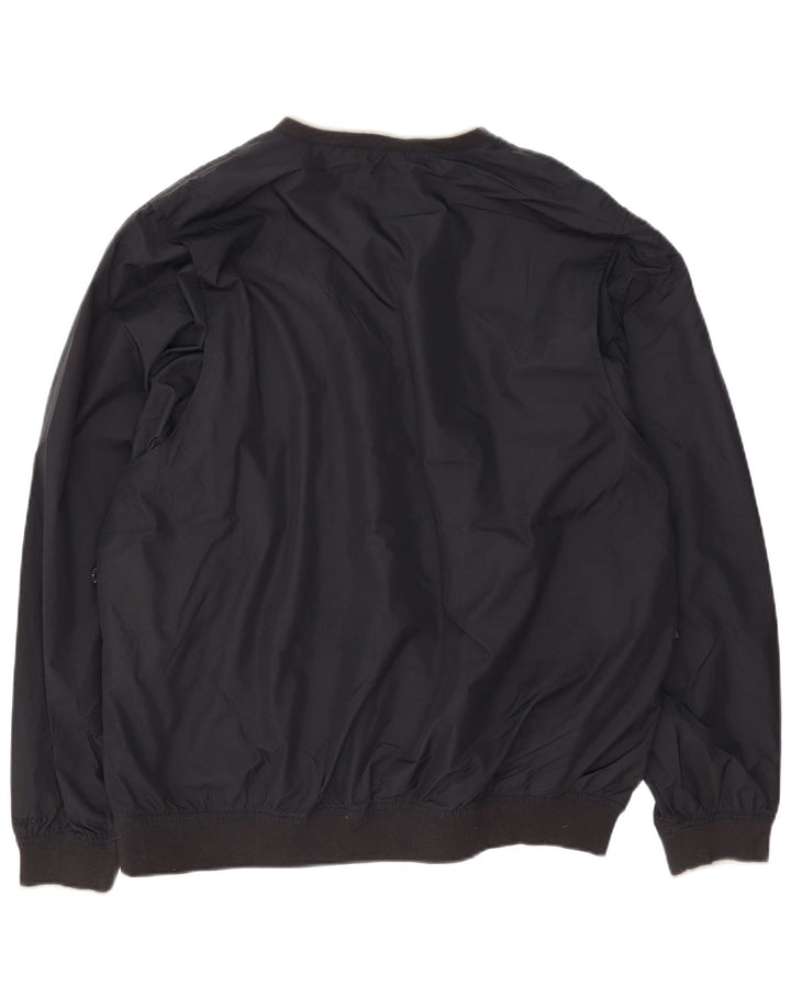 Izod Męska bluza dresowa Top Jacket XL Granatowy poliester