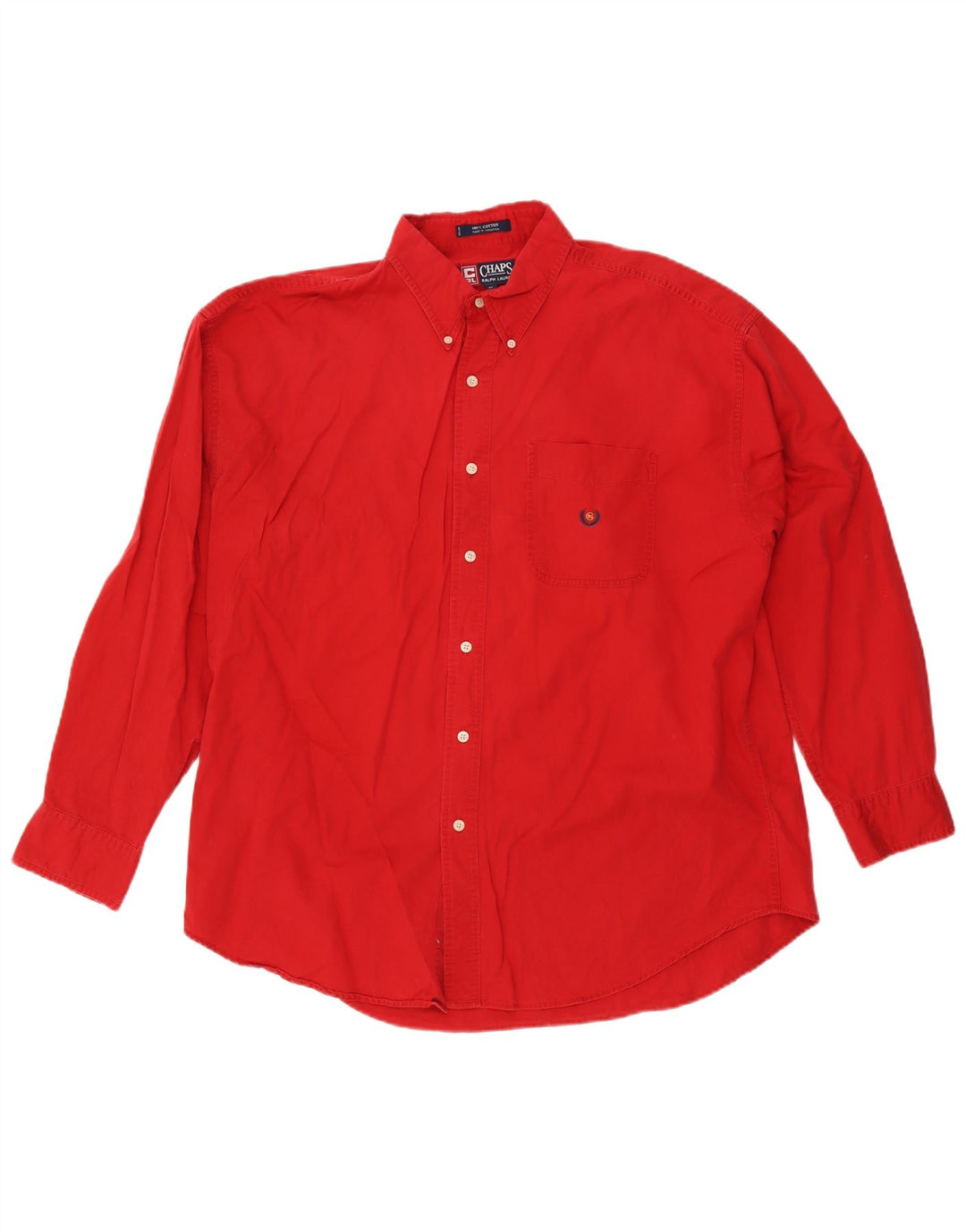 Koszula męska Chaps Ralph Lauren XL, czerwona, bawełniana