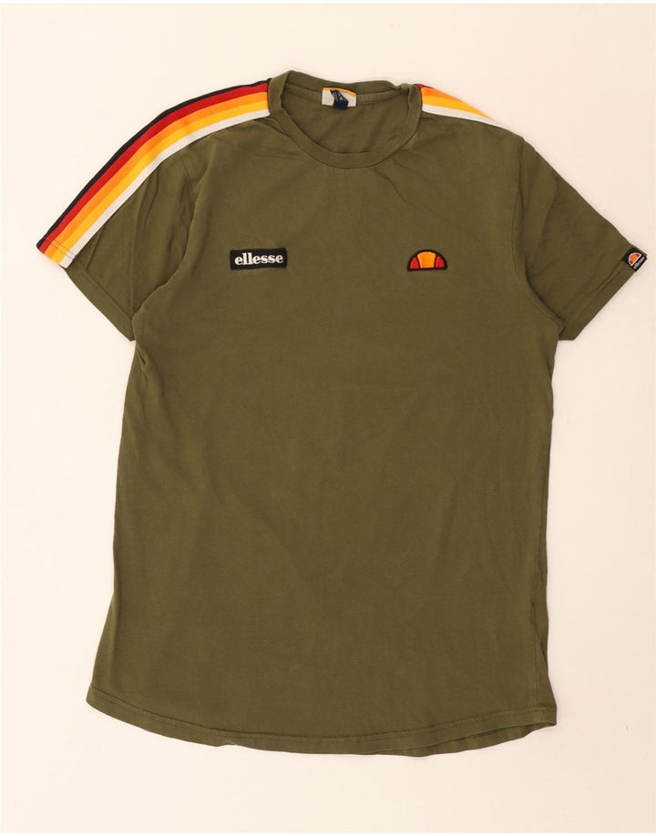 T-shirt męski Ellesse, bawełniany, w kolorze średniej zieleni