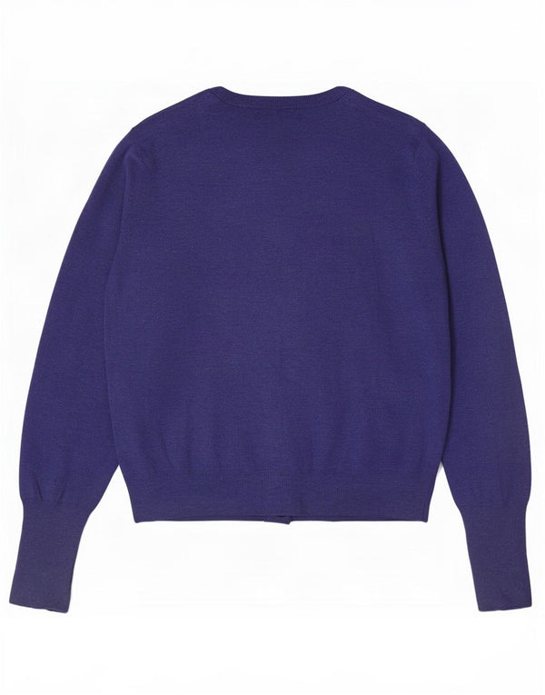 Sweter damski Marks & Spencer UK 12, średni niebieski, wiskoza