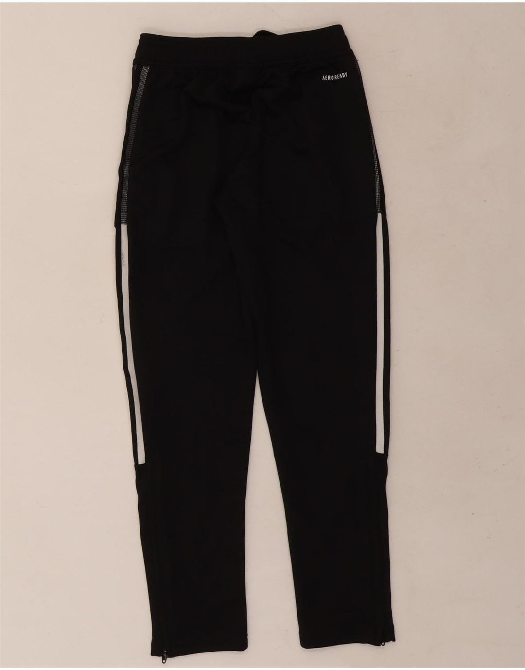 Chłopięce spodnie dresowe Adidas Aeroready 9-10 lat, czarny poliester