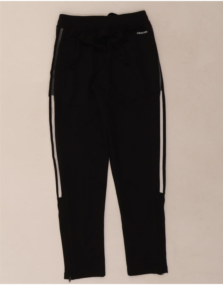 Chłopięce spodnie dresowe Adidas Aeroready 9-10 lat, czarny poliester