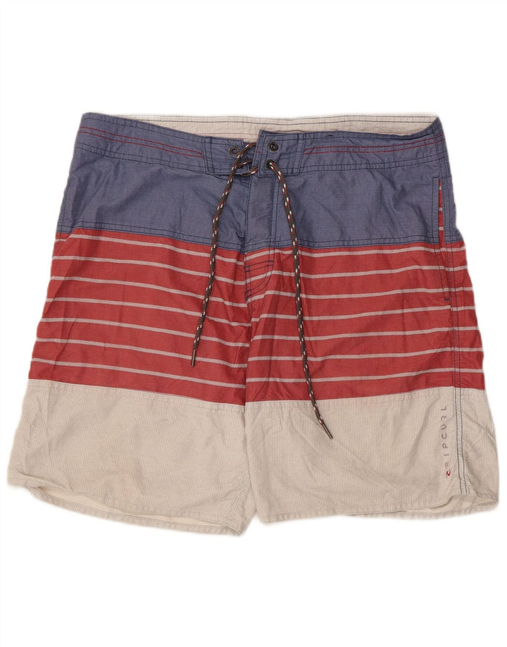 Męskie spodenki kąpielowe Rip Curl, duży, wielokolorowy poliester z blokami kolorów