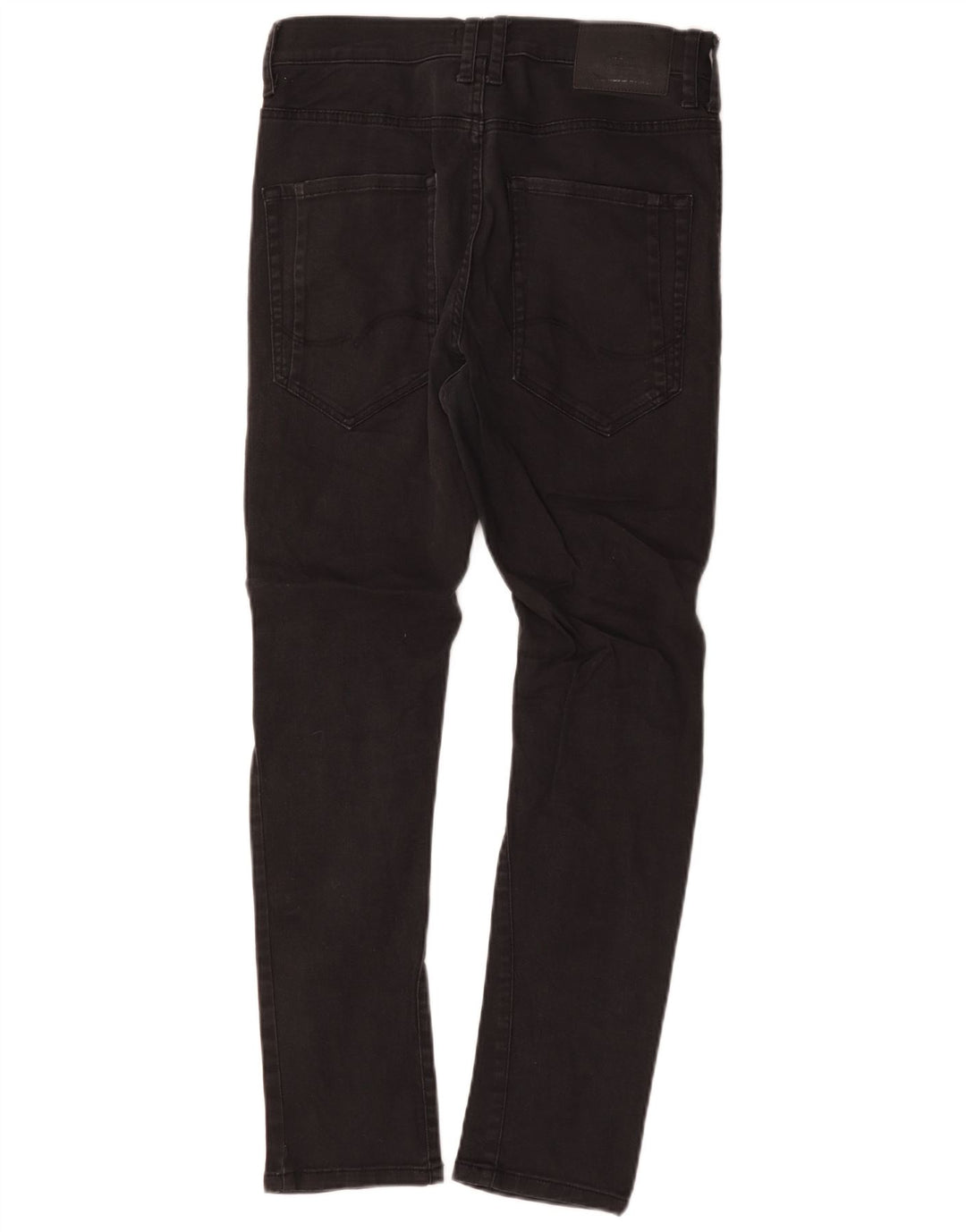 Męskie jeansy slim fit Jack & Jones W28 L27 Czarne bawełniane