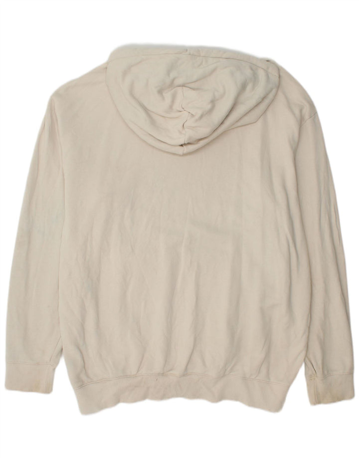 Męska bluza z kapturem REEBOK XL, biała, bawełniana