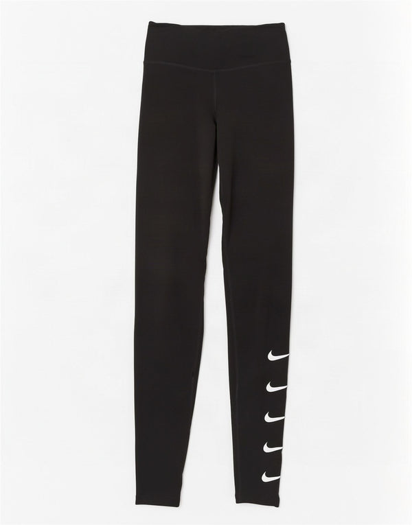 Damskie legginsy Nike Dri Fit Graphic UK 4 XS, czarny poliester