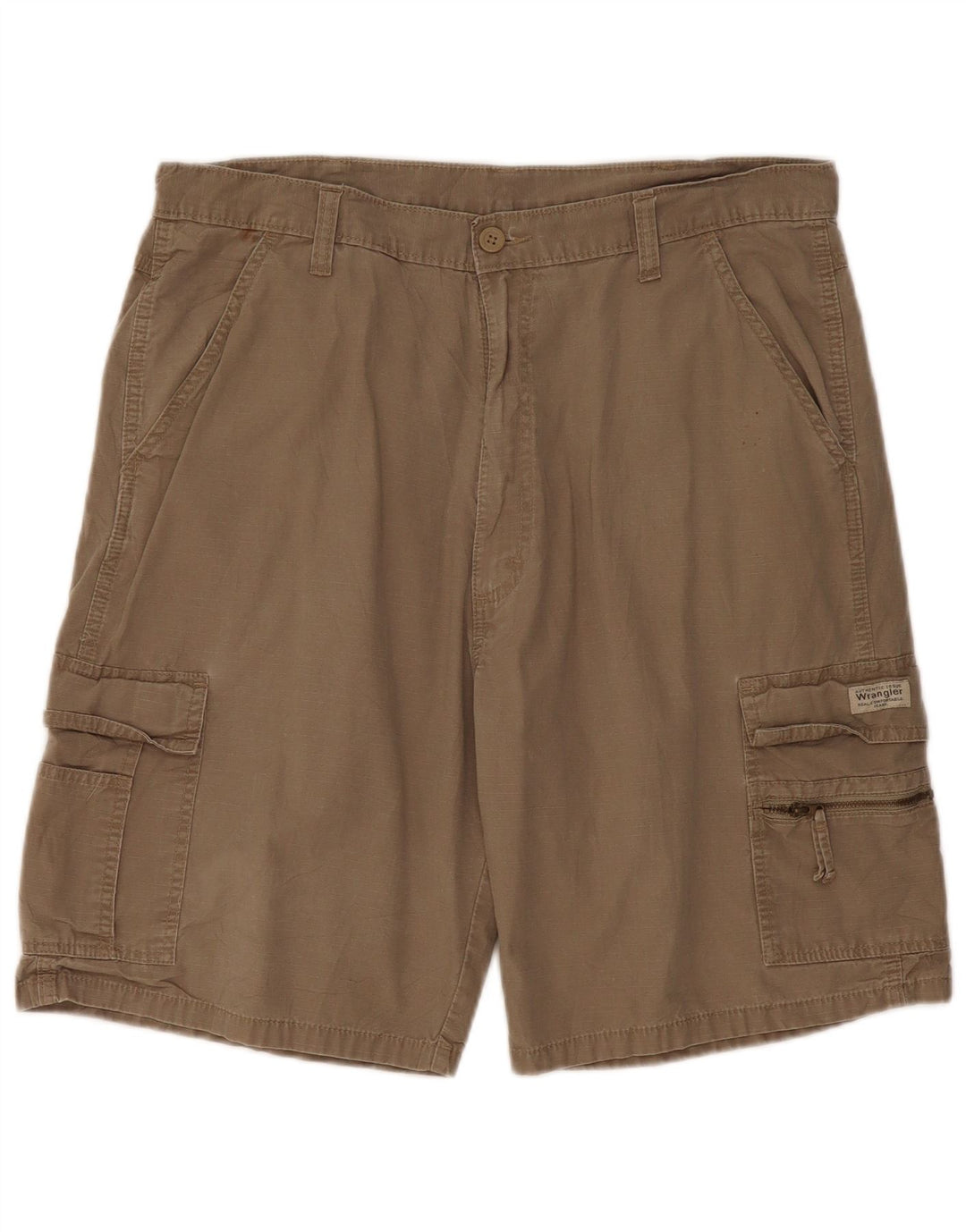 Męskie spodenki cargo Wrangler W36, duże, bawełniane w kolorze khaki