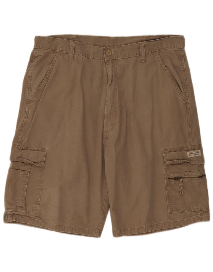 Męskie spodenki cargo Wrangler W36, duże, bawełniane w kolorze khaki