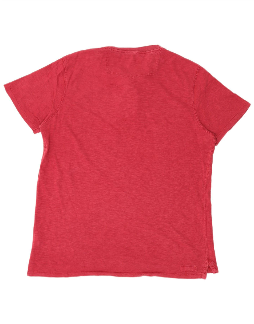 T-shirt męski Fat Face, duży, czerwony, bawełniany