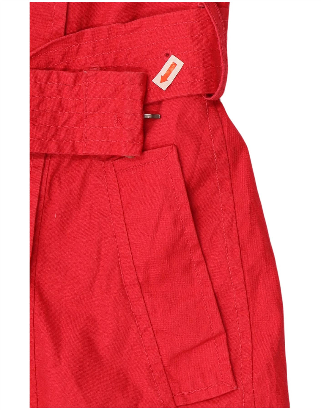 BENETTON Damski trencz IT 40 Small Czerwony Bawełniany
