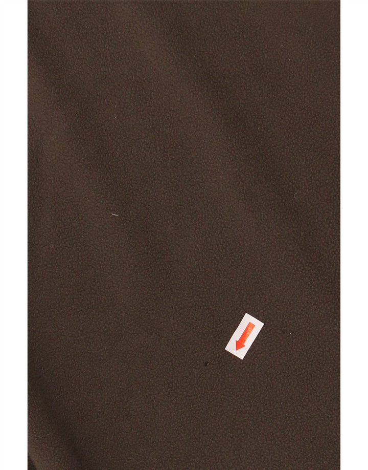 Męski sweter polarowy JACK WOLFSKIN z zamkiem pod szyją, UK 44 XL, poliester khaki