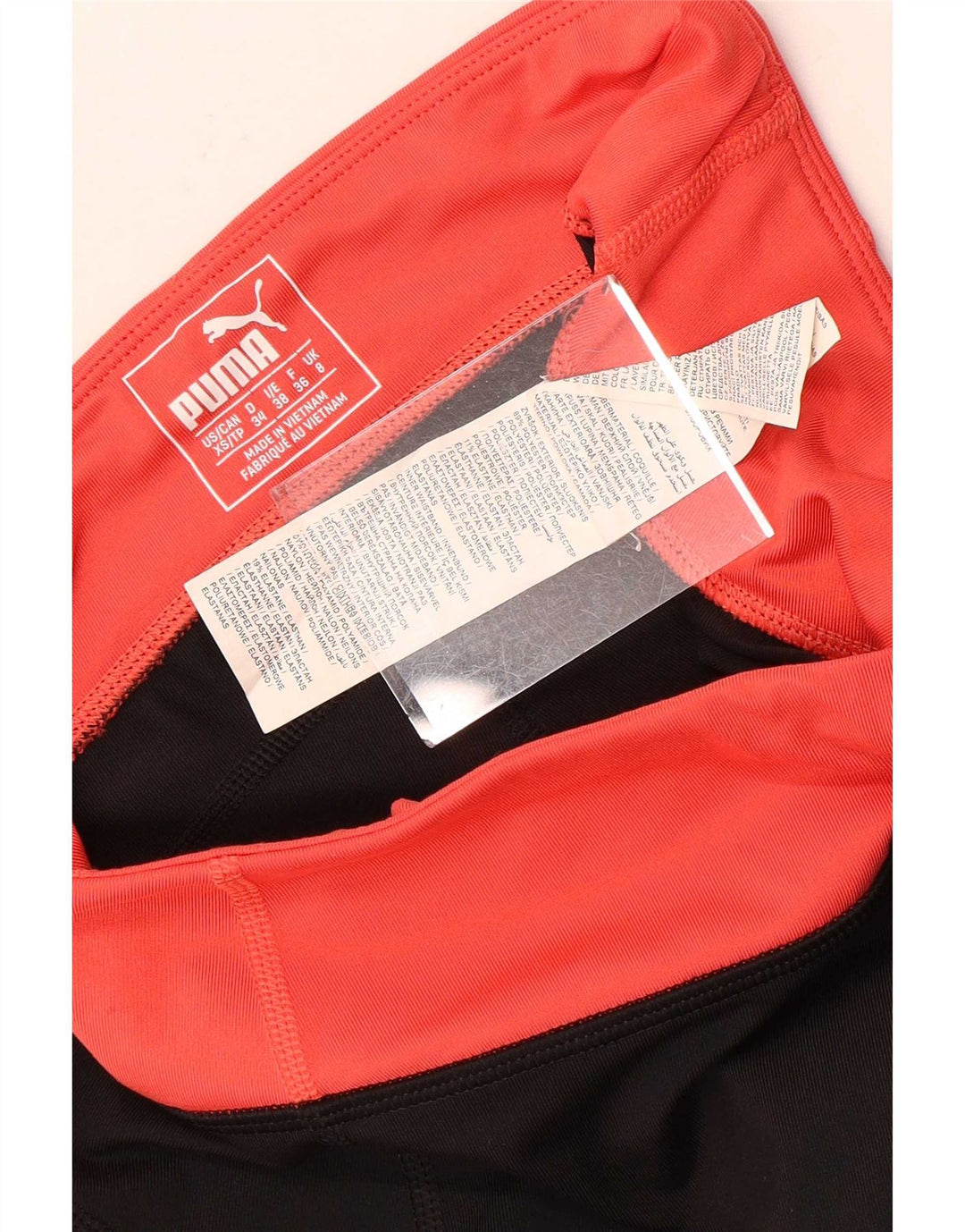 Damskie legginsy Puma Capri UK 8, mały, czarny, poliester z blokami kolorów