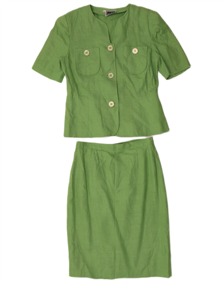 Luisa Spagnoli Damski zestaw spódnic zapinanych na 3 guziki, 2 częściowy IT 44 Medium W30 Green