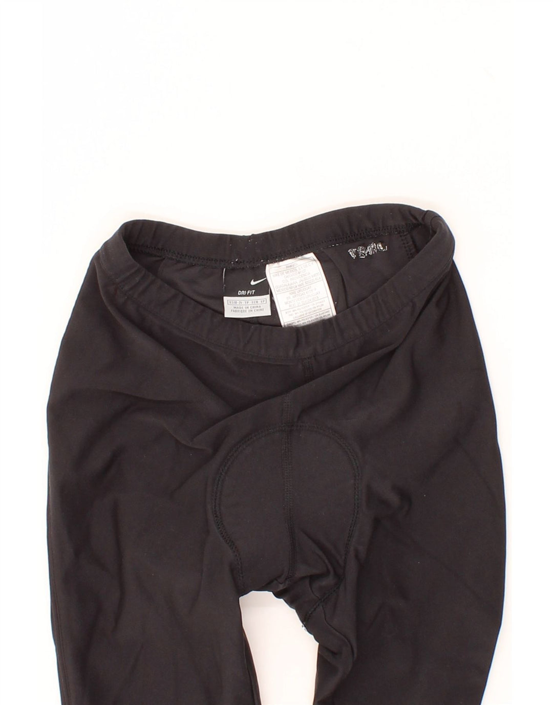 NIKE Womens Capri Leggings US 0/2 XS  Black Polyester Vintage Nike and Second-Hand Nike from Messina Hembry 