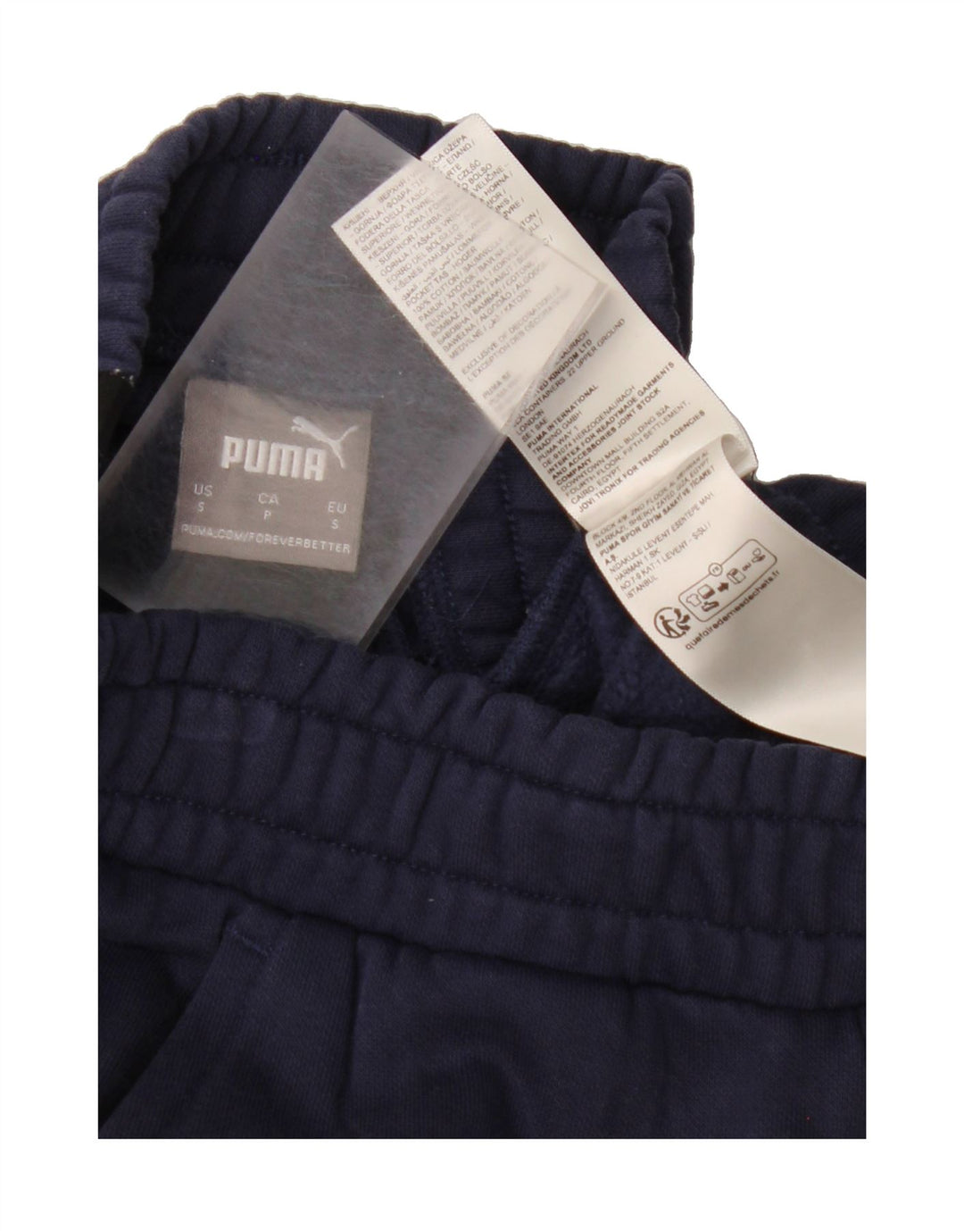 PUMA Mens Tracksuit Trousers Joggers Small Navy Blue Cotton Vintage Puma and Second-Hand Puma from Messina Hembry 