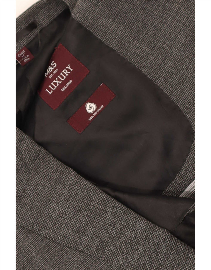 Marks & Spencer Męska marynarka zapinana na 2 guziki, UK 44 XL, szara