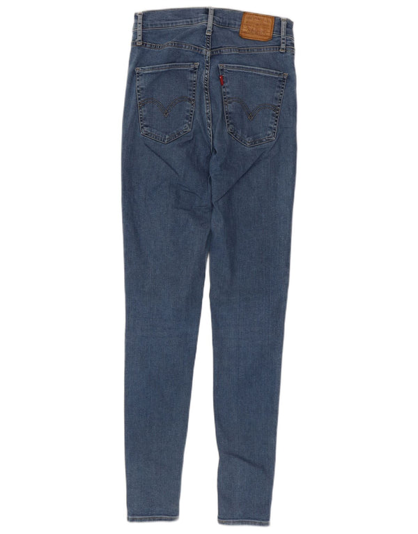 Damskie jeansy Levi's Mile High Super Skinny W26 L30 Niebieska bawełna