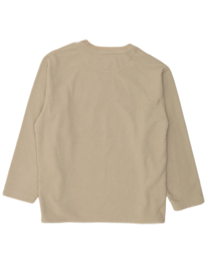 Marks & Spencer Męski sweter polarowy XL, beżowy, poliester