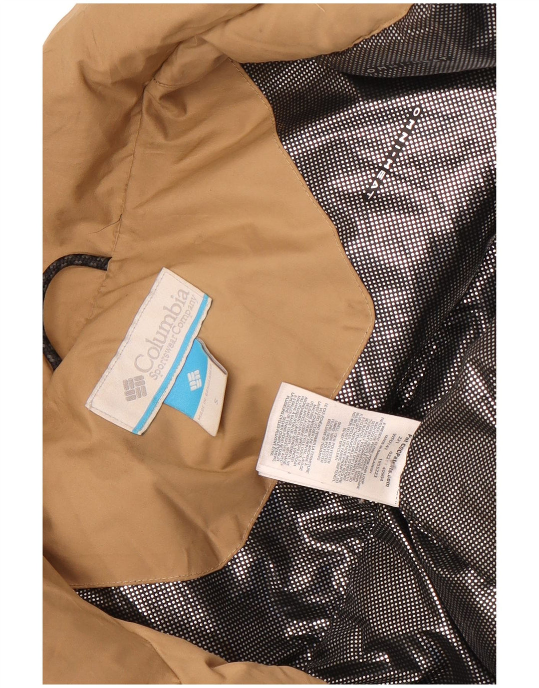Damska kurtka oversize Columbia z wyściółką UK 10, mała, czarna, z blokami kolorów