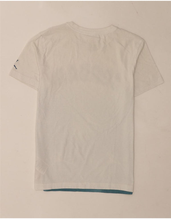 Jordan Boys Graphic T-Shirt Top 12-13 Years Large White Colourblock Cotton