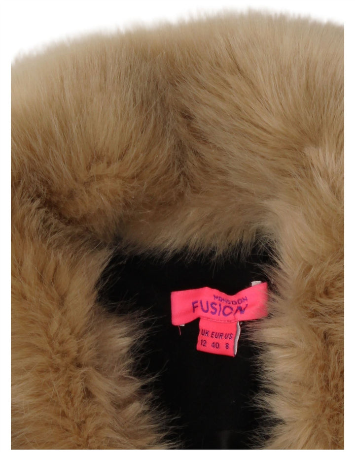 Płaszcz damski Monsoon Princess UK 12, średnia czarna wełna